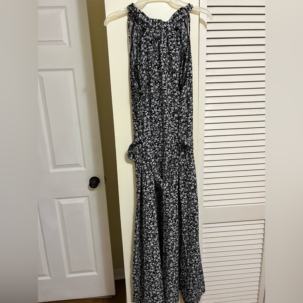 Halter floral dress
